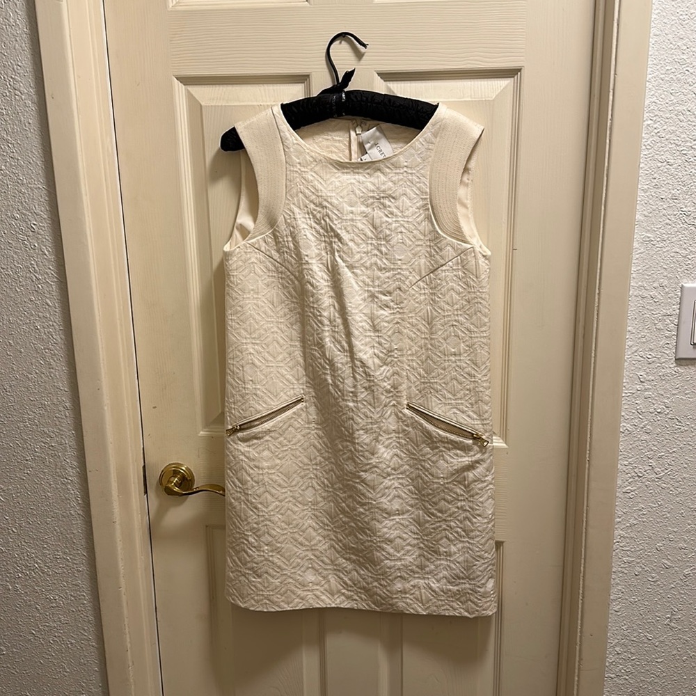 Jcrew jacquard shift dress, size small with tags!